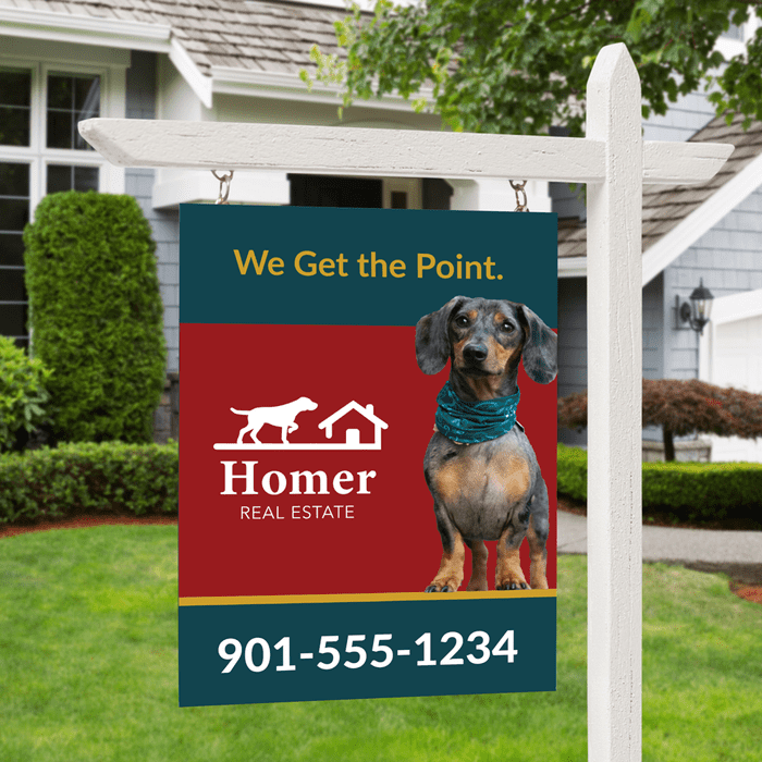 Homer Real Estate Yard Sign