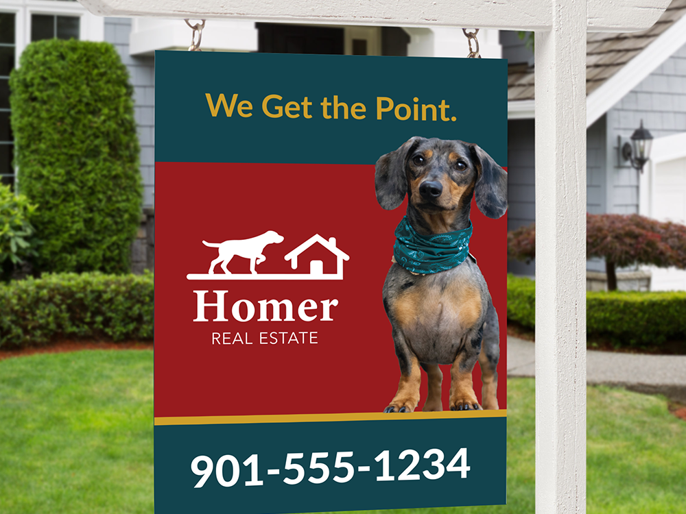 Homer Real Estate Yard Sign